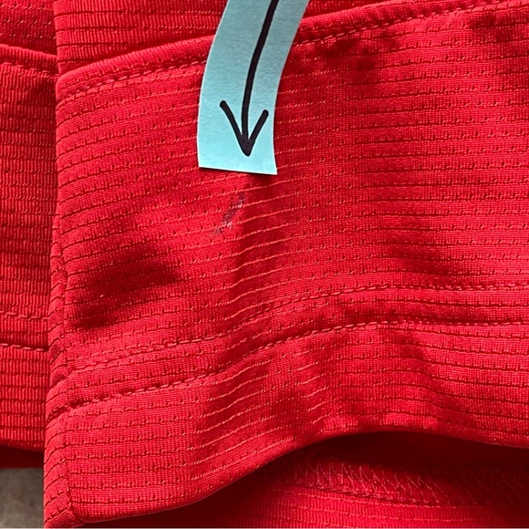 Men's Nike Red Dri Fit 22 inch Athletic Basketball Shorts, L - Picture 9 of 10